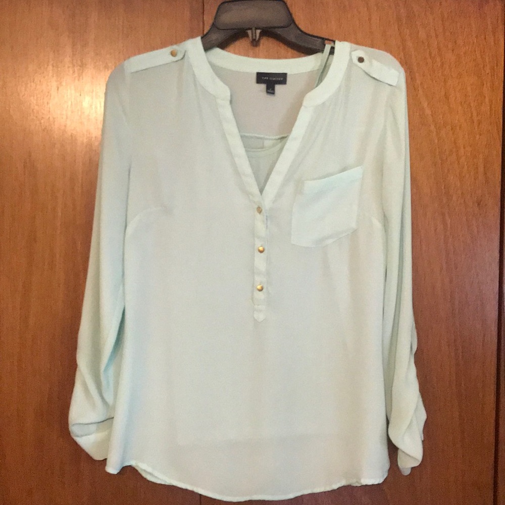Mint Green Blouse